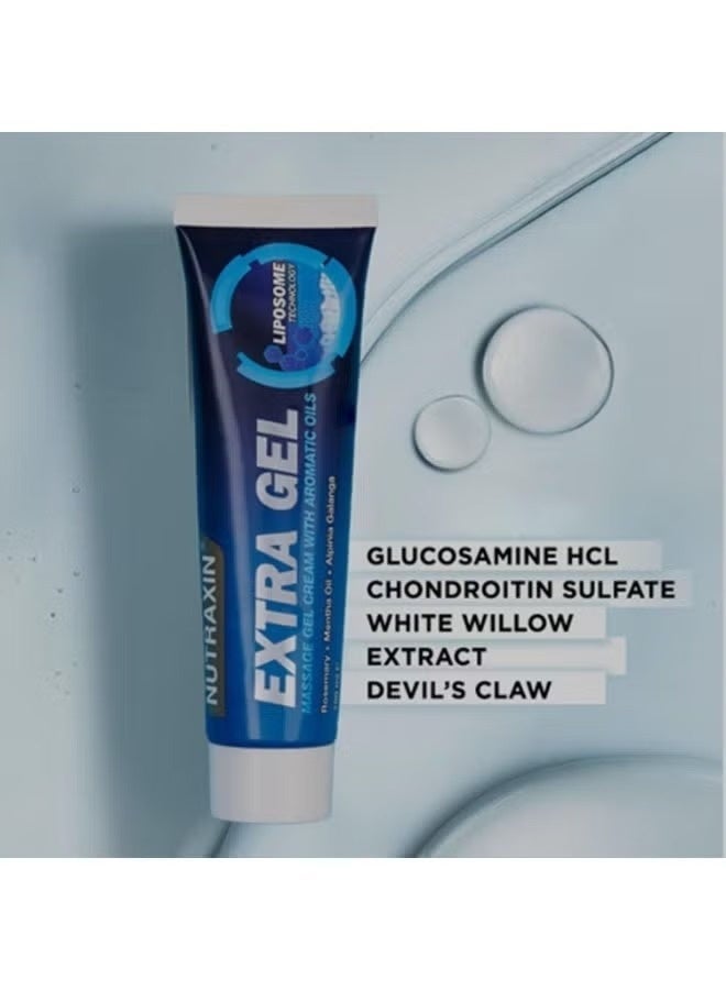 Nutraxin Extra Gel 100 ml, Fast Absorbing Topical Massage Gel for Muscles, Joints and Body Comfort, Cooling and Soothing Formula - Image 4